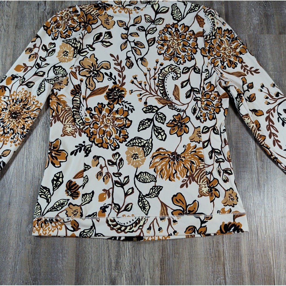 Lilly Pulitzer UPF 50+ Luxletic Caraway Jacket Coconut Take Meowt Womens Small - Picture 9 of 12